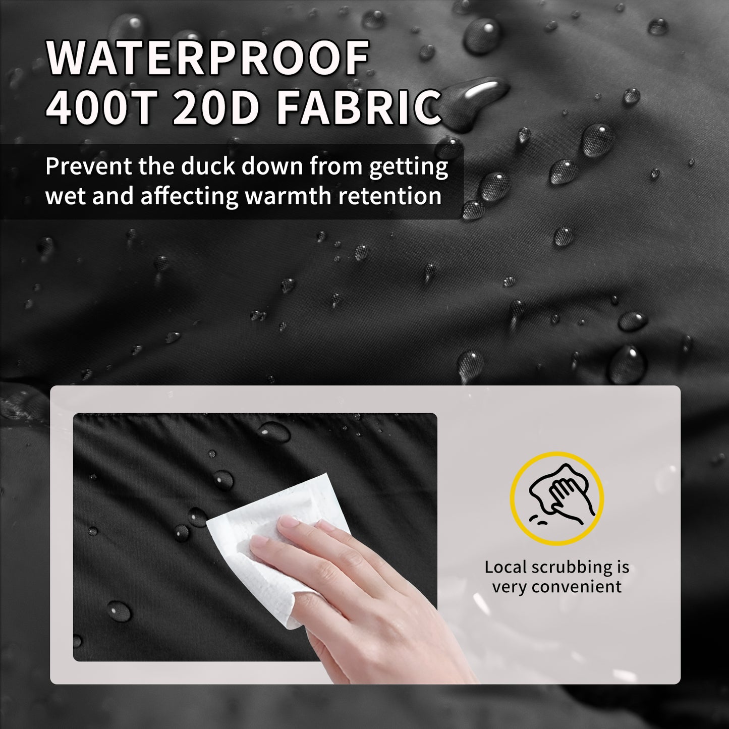 Down Sleeping Bag for Adults Cold Weather Ultralight & Compact 680FP Backpacking Sleeping Bag for Camping, Hiking, Mountaineering(D1000)