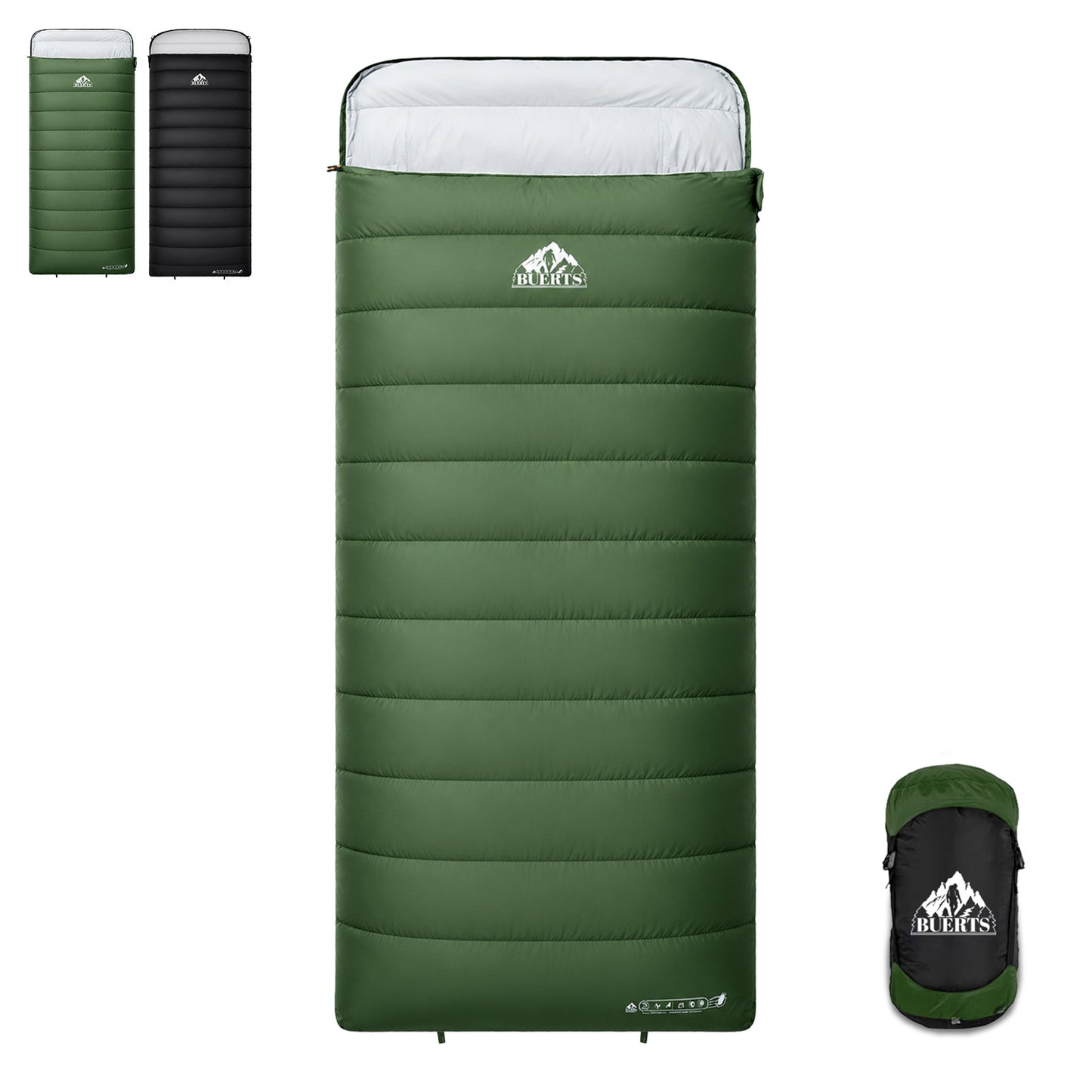 BUERTS 620FP Lightweight Down Sleeping Bag for Backpacking