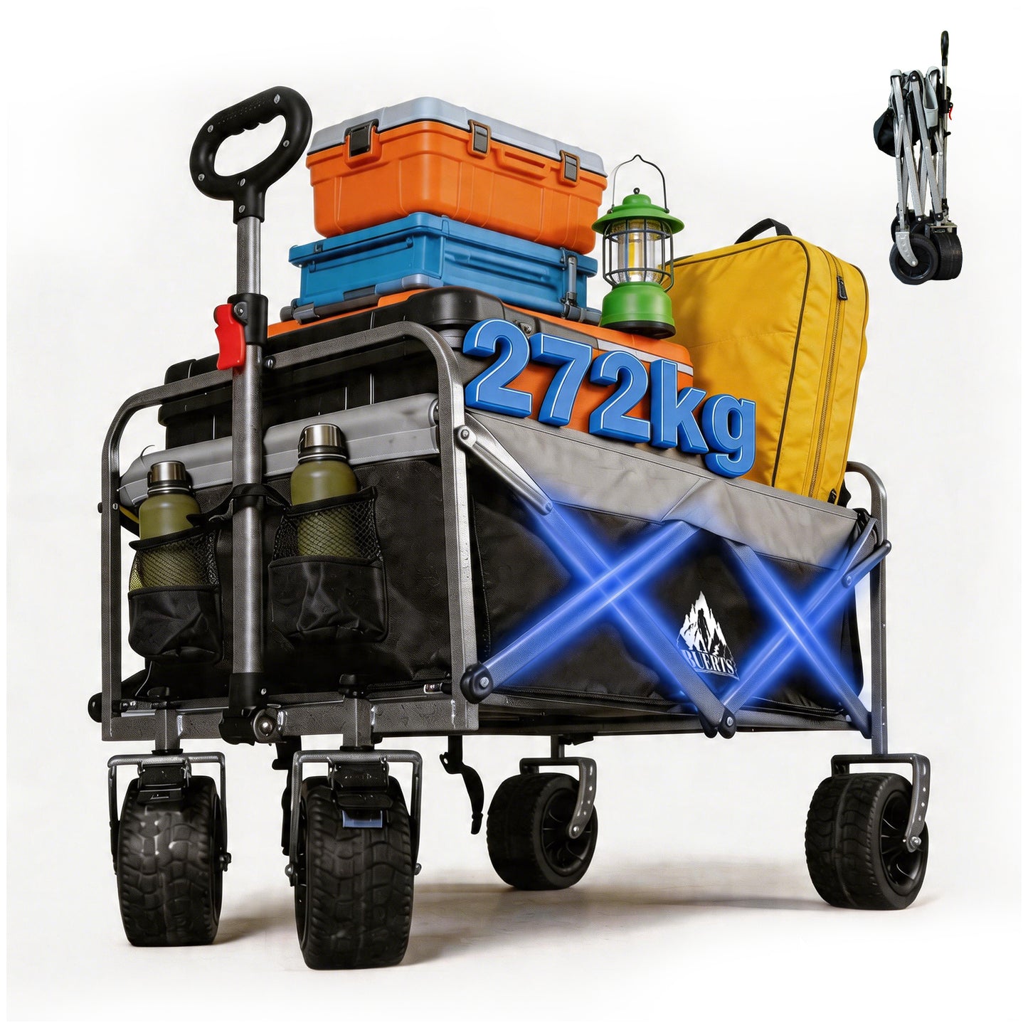 BUERTS Heavy Duty Folding Wagon Cart for Outdoor Gear