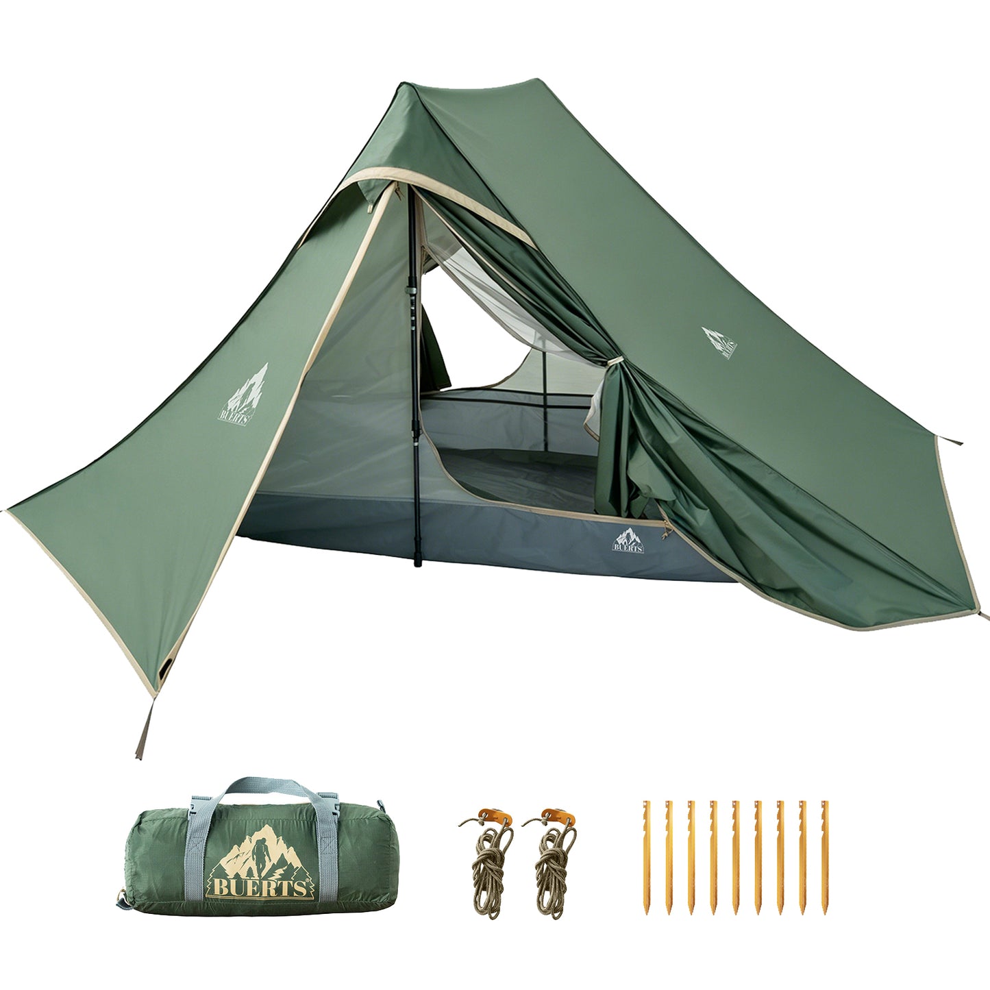 BUERTS Ultralight Trekking Pole Tent for Backpacking